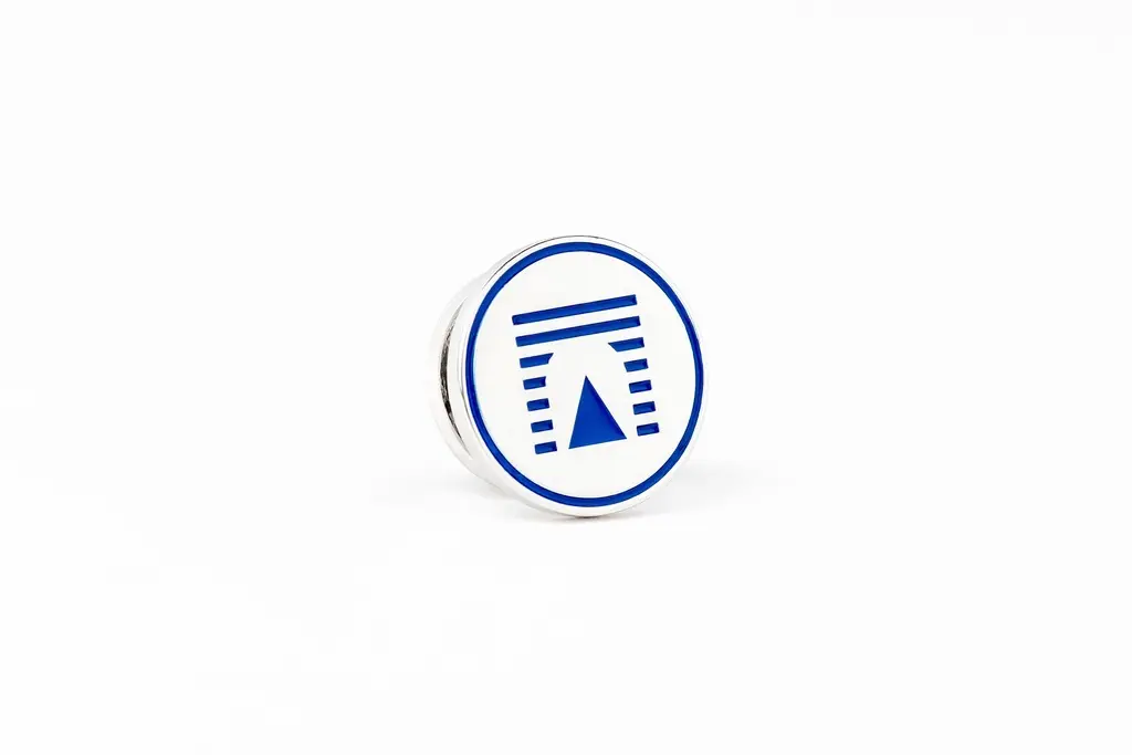 Round Enamel Pin