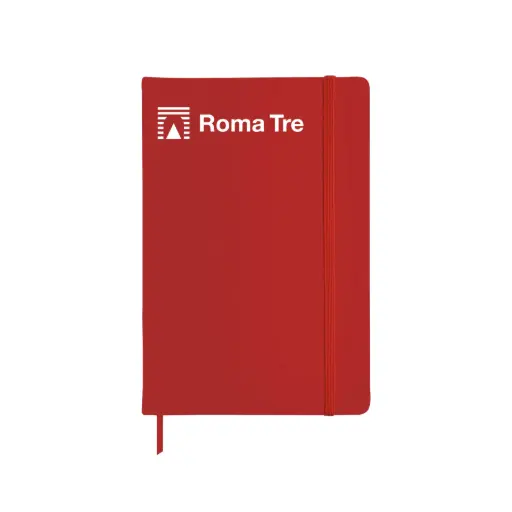 Notebook with lined pages inside